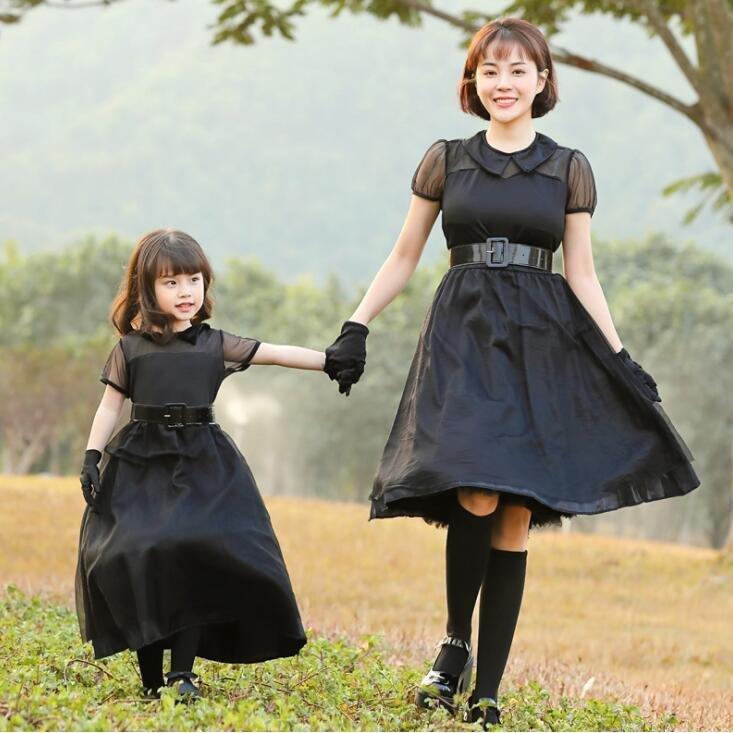 ハロウィンコスプレ ハロウィン仮装 コスチューム 魔女 親子服大人ドレス 子供ドレス メイドhalloween メーカー直送