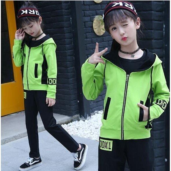 子供ジャージ 上下セット スウェット 3点セットアップ トレーニングウェア 女の子 スポーツウェア キッズ ジュニア 子供服 春秋 値下げ