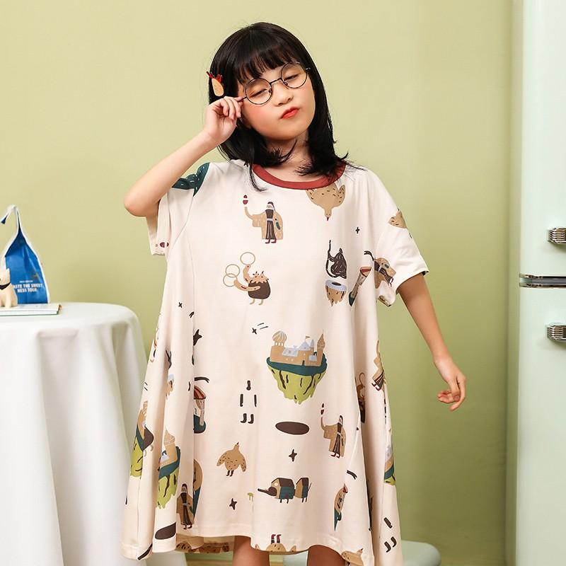 夏服 キッズパジャマ 女児 子供服 半袖 ドレスピンク人気 日常 部屋着 寝巻き ルームウェア韓国風 女の子 ジュニア 誕生日プレゼント 100 150cm 可愛い Y Encore 通販 Yahoo ショッピング