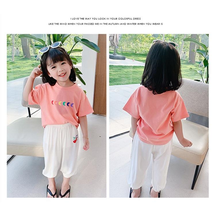 韓国子供服 韓国子ども服 韓国こども服女の子 グリーン ライトピンク パープル ホワイト ピンク 春 夏80 90 100 110 1 130 半袖トップス Y Encore 通販 Yahoo ショッピング