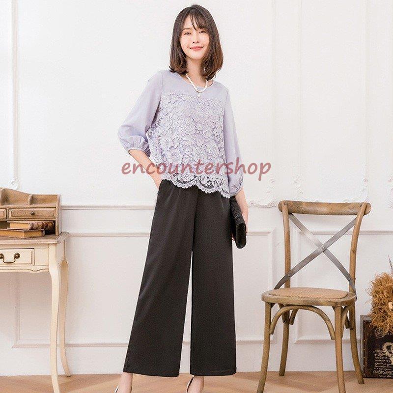 期間限定 パーティードレス 結婚式 パンツドレス セットアップ パンツ