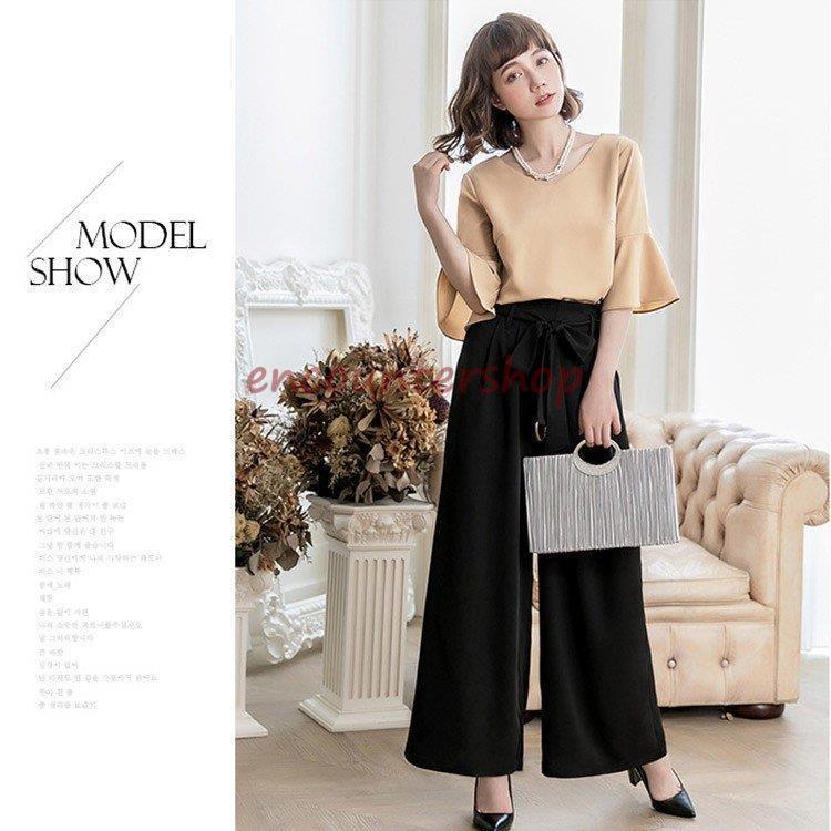 定価29800円　ドレス　パンツスタイル　結婚式　お呼ばれ パーティードレス パンツ 結婚式のお呼ばれ パンツドレス かっこいい