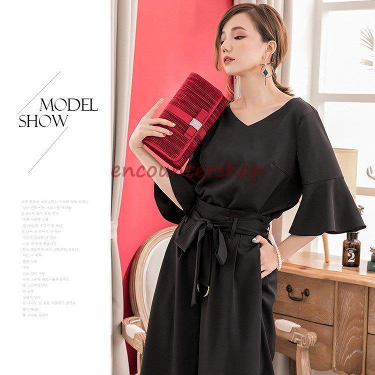 パンツドレス パーティードレス お呼ばれ 結婚式 パンツスタイル