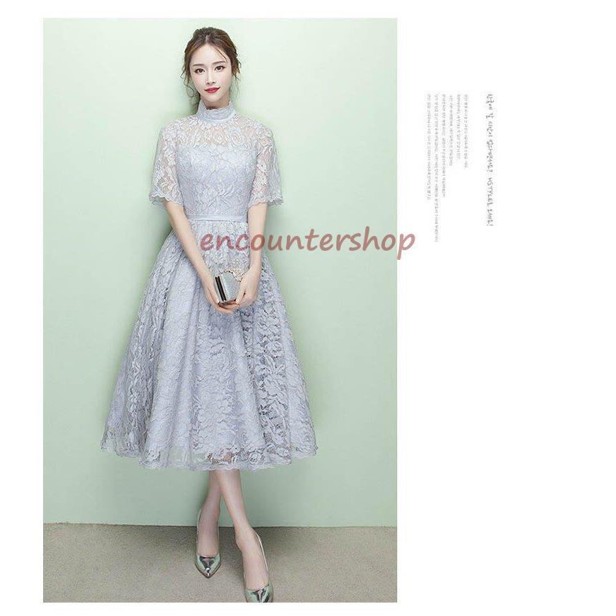 5色！総レース仕様フレアーワンピースドレス ワンピース 入園式 ワンピ