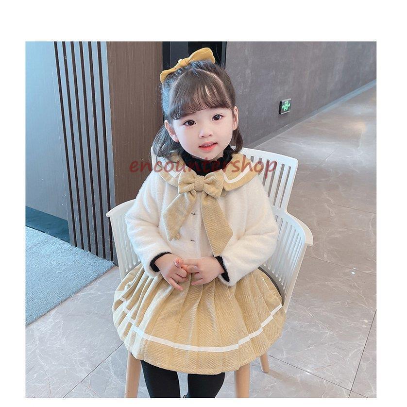 ワンピース 長袖 入学式 スーツ ひざ丈 女の子 子供服 フォーマル