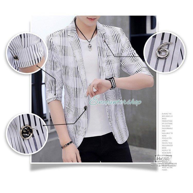 サマージャケット テーラード メンズ 7分袖 ブレザー 夏 紳士服 スーツジャケット スリム クールビズ メッシュ 夏物 父の日 サマージャケット テーラード メンズ 7分袖 ブレザー 夏 紳士服 スーツ