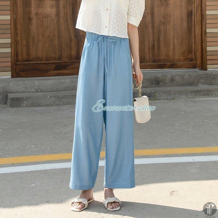 デニム風 パンツ ワイドパンツ レディース ガウチョパンツ スカーチョ