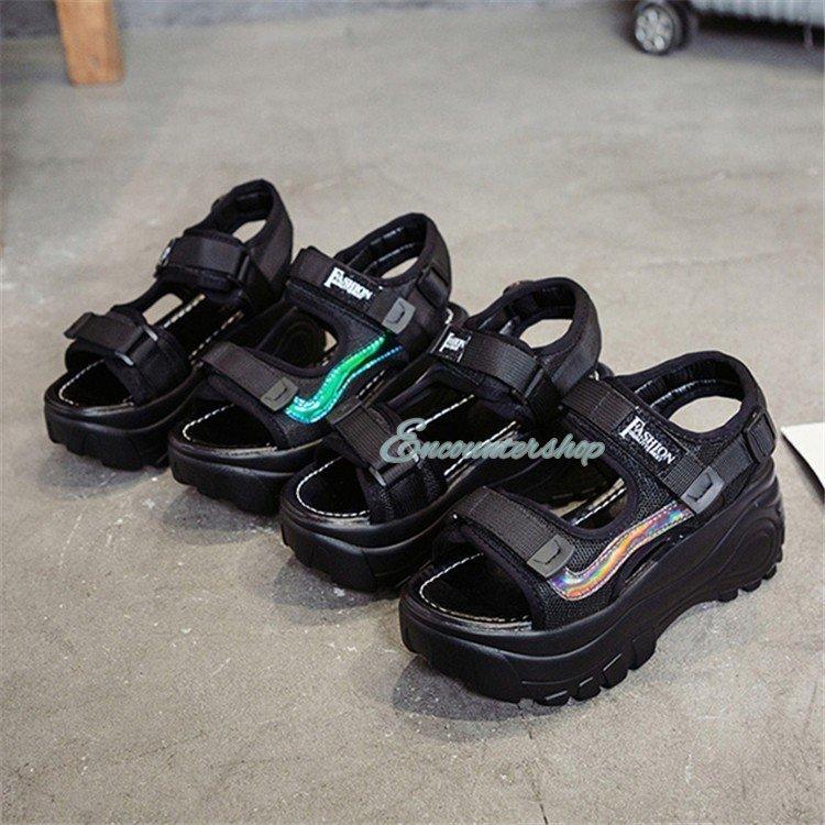 スポーツ サンダル レディース 厚底サンダル ヒール 7cm シューズ