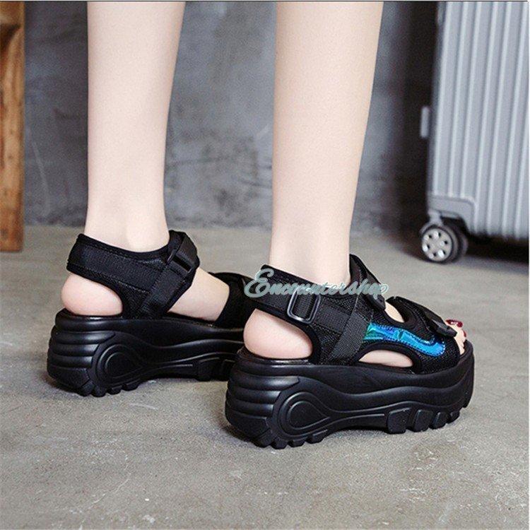 スポーツ サンダル レディース 厚底サンダル ヒール 7cm シューズ