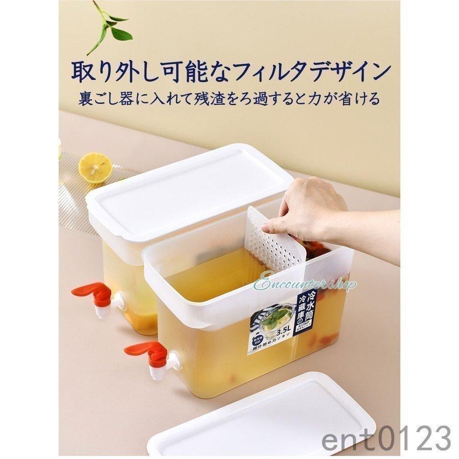 冷水筒 冷蔵庫用 蛇口付き 2.5L 3.5L 大容量 麦茶ポット 耐熱 冷水筒 冷蔵庫用 蛇口付き 2.5L 3.5L 大容量 麦茶ポット 耐熱