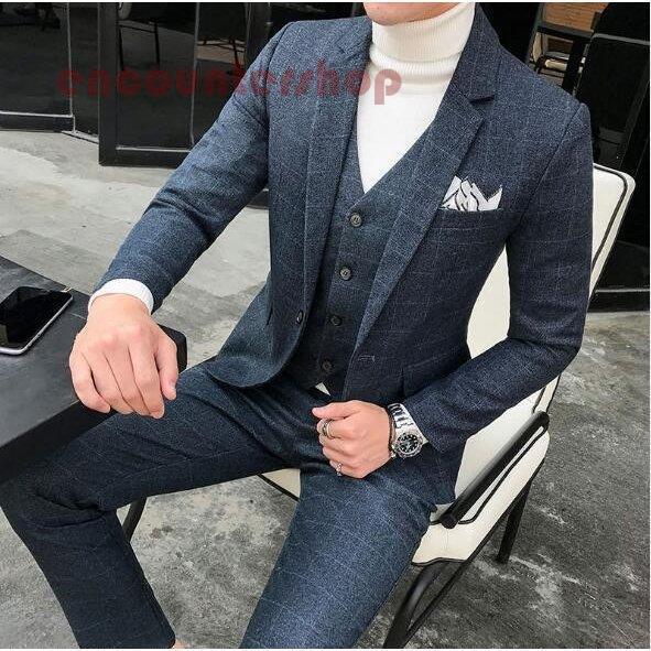 60 Off メンズスーツセット チェク柄 ジャケット ベスト パンツ スーツ3点セット 大きいサイズ ビジネス フォーマル パーティー 結婚式 紳士服 Dd0621 Tknz159 Encountershop 通販 Yahoo ショッピング 手数料安い Dp3akb Jatengprov Go Id