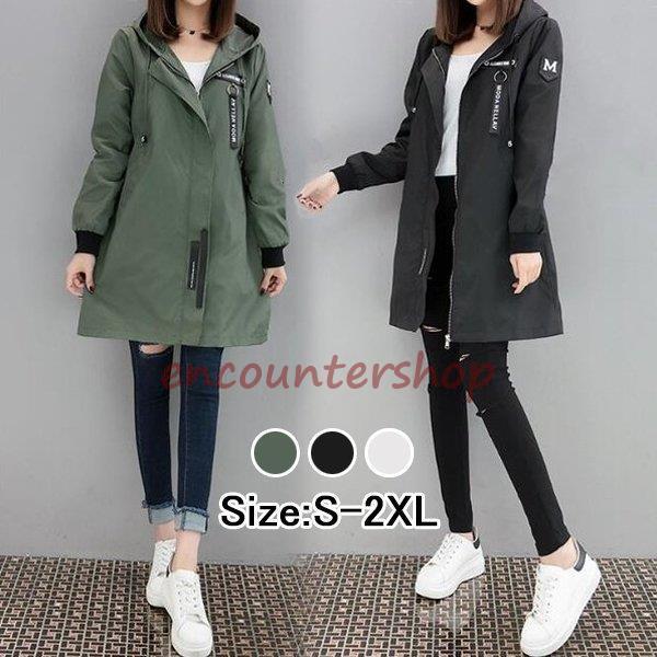 ウィンドブレーカー マウンテンパーカー ジャケット ジャンパー レディース ジップアップパーカー おしゃれ 着痩せ ゆったり 秋服 最大62 オフ