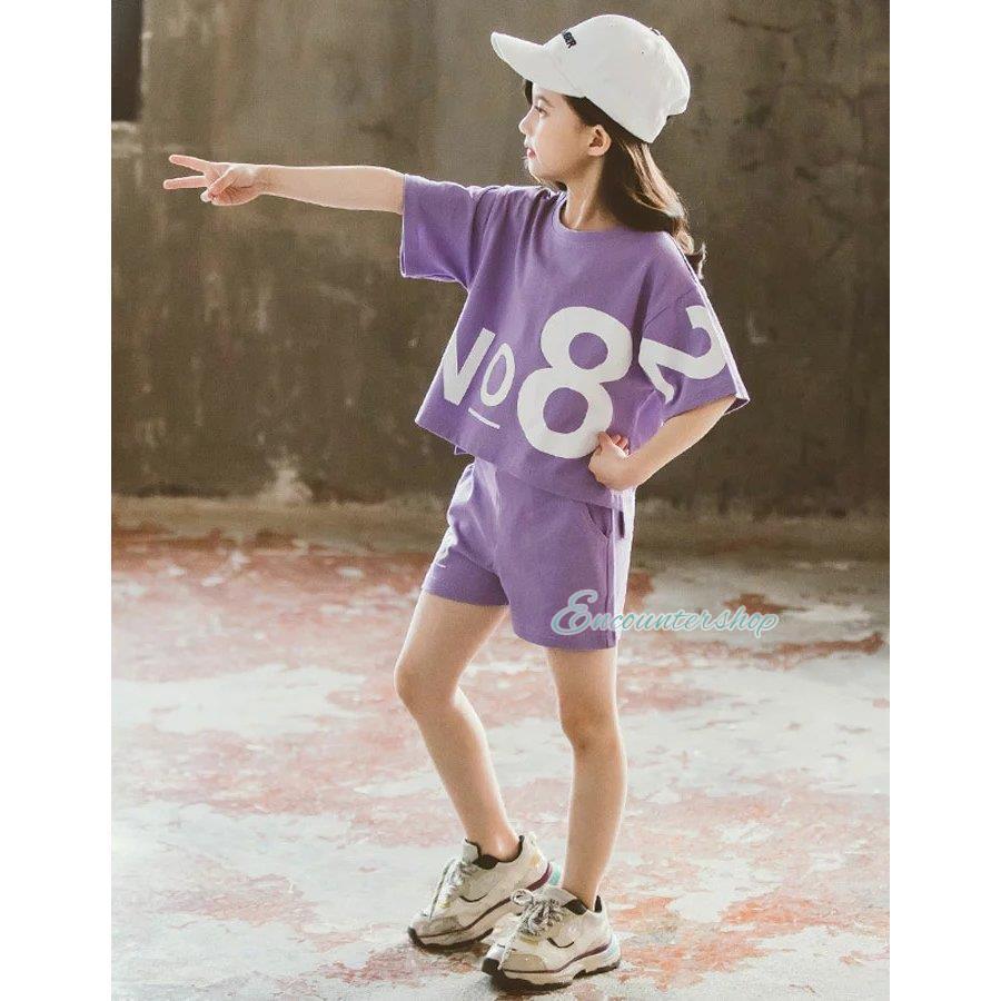 かわいい~!」「かわいい~!」韓国子供服 パンツセット 夏 ガールズ セットアップ 女の子 キッズ Tシャツ ショーツ スポーツウェア スポーツ大会 半袖 カジュアル 上下 可愛い 通園 通学 体操 子ども服 新品匿名配送キッズセットアップ 女の子レースシャツとスカート140