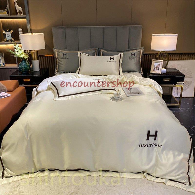 北欧風 モダン シンプル ベッドカバー 布団カバー4点セット 掛け布団