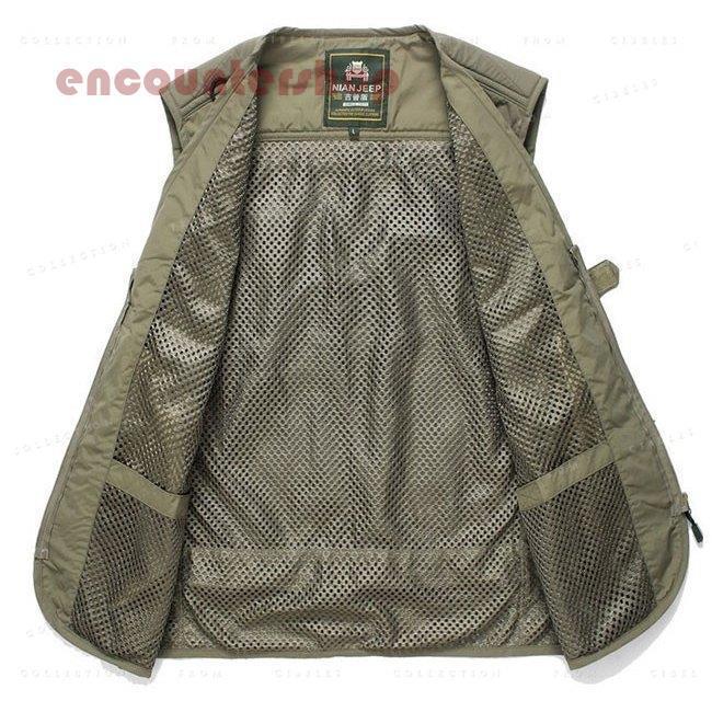 フィッシングベスト ベスト 釣り メンズ アウトドア 多機能