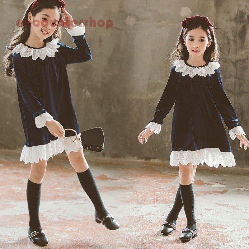 韓国子供服 春 ワンピース キッズ 卒業式 子供 女の子 フォーマル 