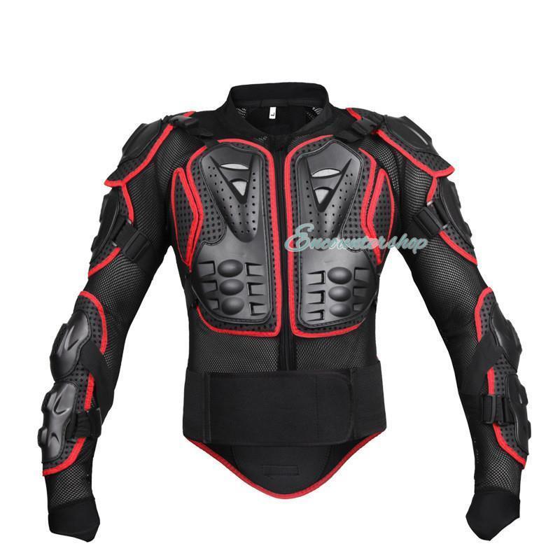 上半身 プロテクター バイク用 インナージャケット モトクロス ポケバイ スノボ スノーボード 背中 胸 ヒジ 腕 肩 腰 耐衝撃 ボディプロテクター ガード