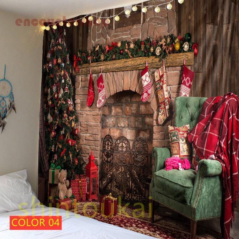壁掛け クリスマスツリー タペストリー 単品 壁 デコレーション マルチ