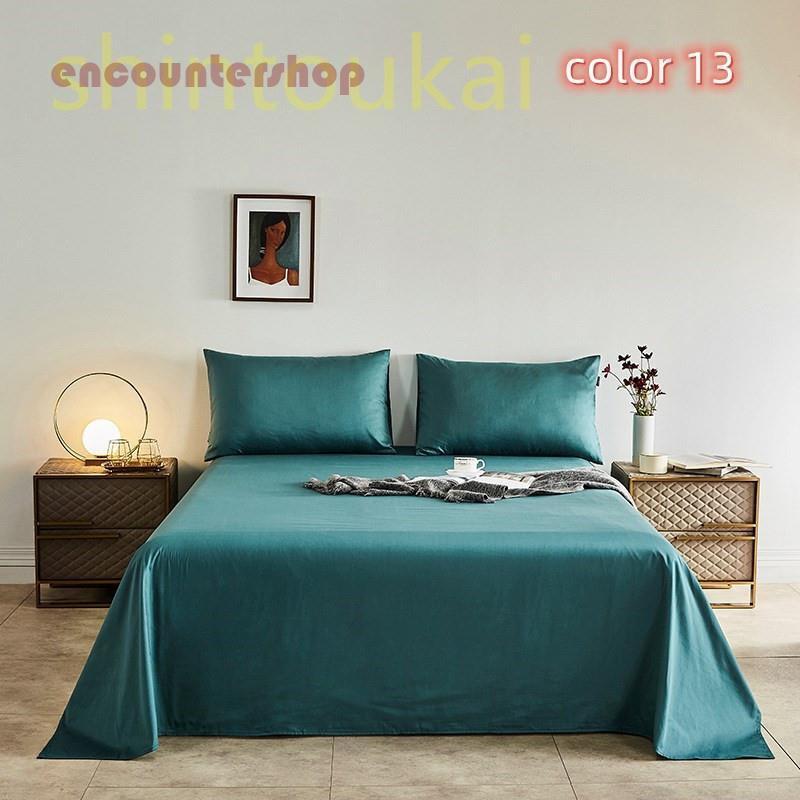 【新品未使用】Ralph Lauren クイーン フラットシーツ、枕カバーセット RALPH LAUREN HOME ベッド 寝具 オーガニック コットン