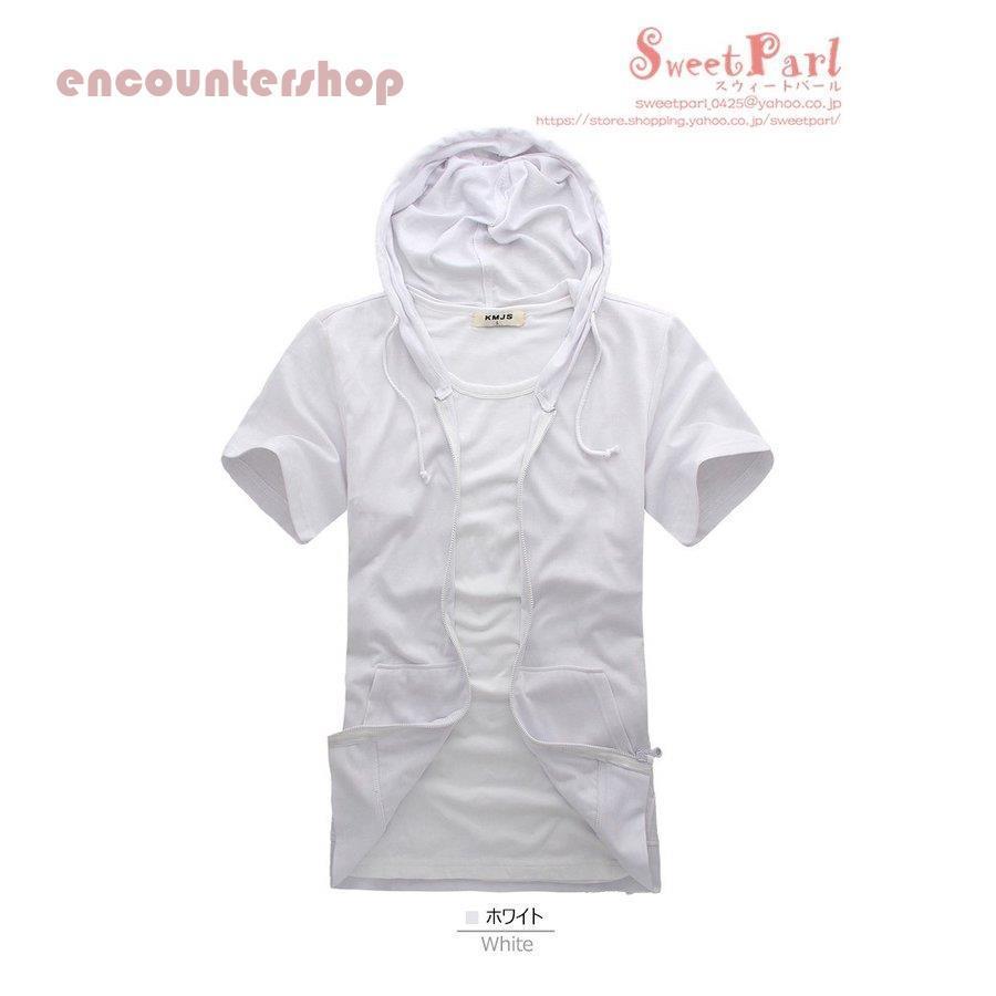 パーカー メンズ 夏 ジップパーカー 半袖パーカー 薄手 半袖 フード付き Tシャツ 無地 ルームウェア スポーツ 細身 サマー 父の日 Yaa Dd0630 Nsns2 Encountershop 通販 Yahoo ショッピング