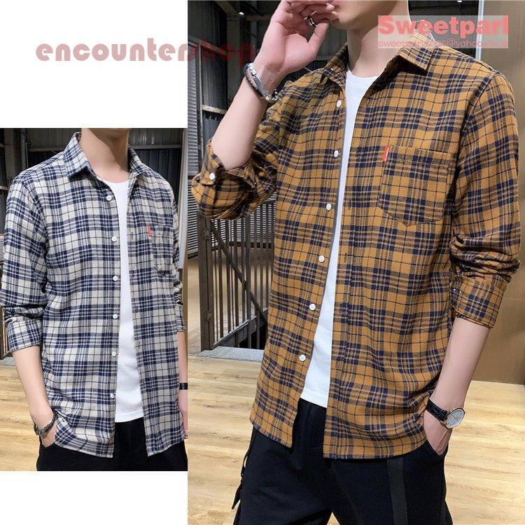 チェックシャツ 春物 シャツ カジュアルシャツ トップス ネルシャツ