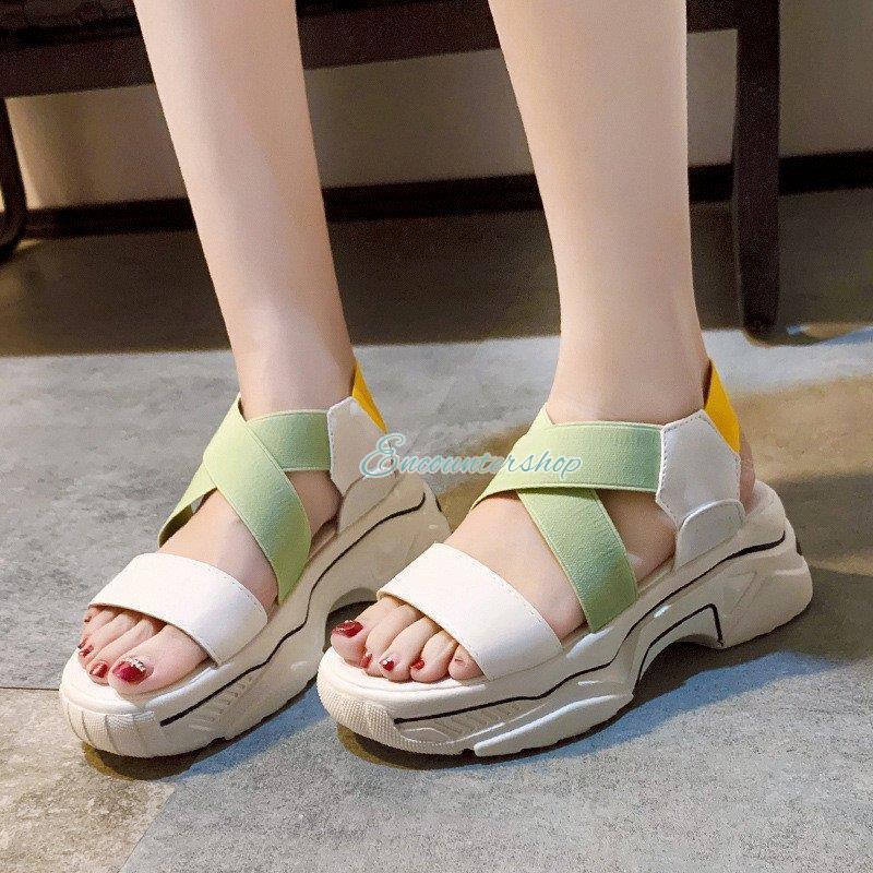 サンダル レディース スポーツサンダル 厚底 スポサン フラット