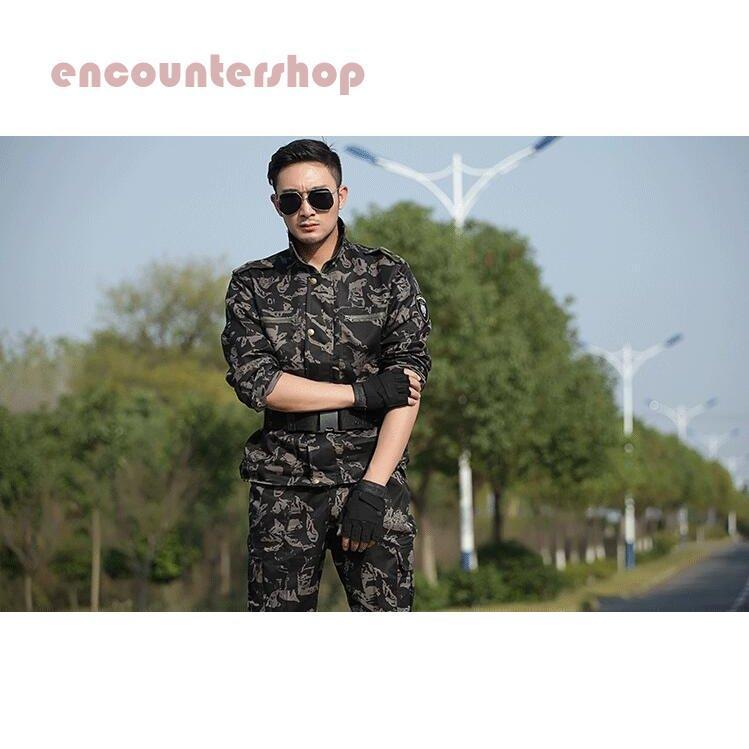 迷彩服 メンズ サバゲー装備 戦闘服 サバゲー 軍服 アーミーコスプレ 迷彩柄 カップル 作業服 レディース スパッツ 上下セット Dd0630 Xkxk931 Encountershop 通販 Yahoo ショッピング