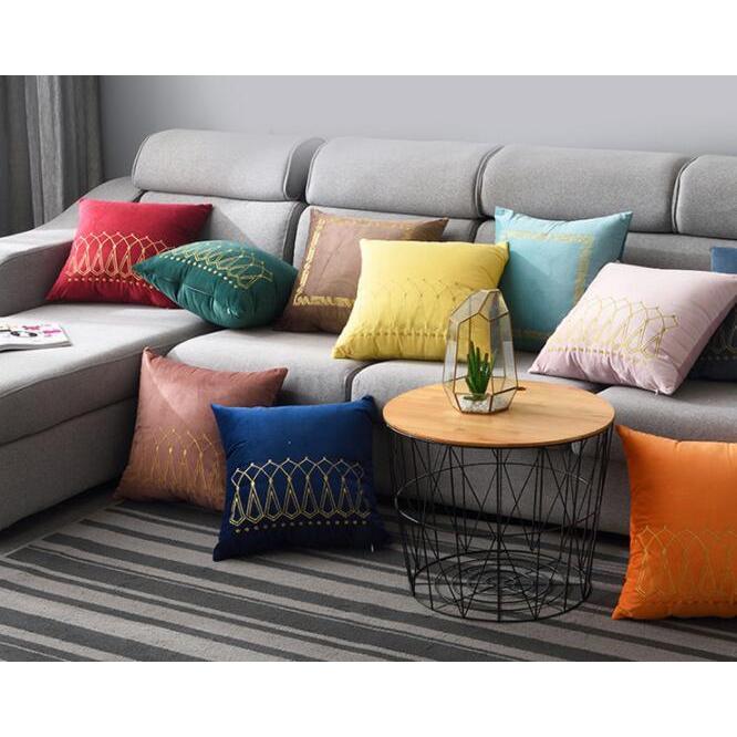 カタログギフトも クッションカバー 北欧風 45 45 部屋飾り 模様替え 座布団カバー 装飾枕カバー ソファ背当て おしゃれ 切替風 クッション カバー カラー H