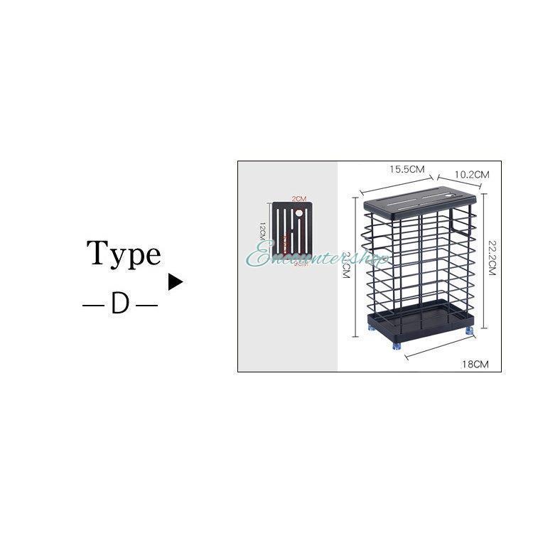 包丁スタンド 包丁差し 包丁ホルダー ナイフスタンド  置き型  ステンレス 包丁立て ナイフ収納 調理小道具たて キッチンラック 台所用品 キッチン収納 多機能｜encountershop｜05