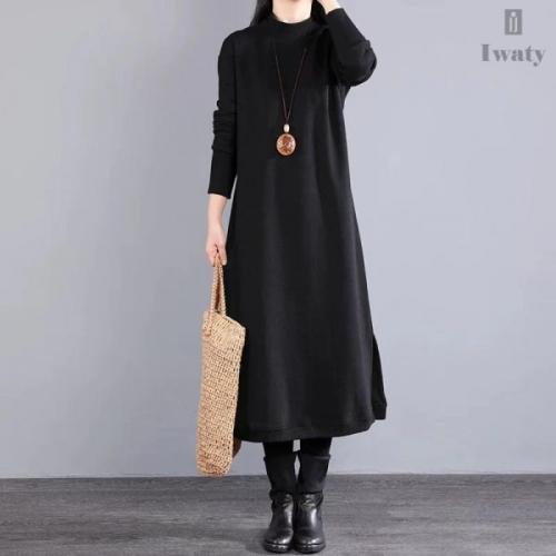 familiar ❁ 長袖 ワンピース ネイビー クマ 90 新品未使用 和柄 シャツカラーワンピース長袖Ⅱ ＜菊/黒茶＞ | 京友禅アロハ