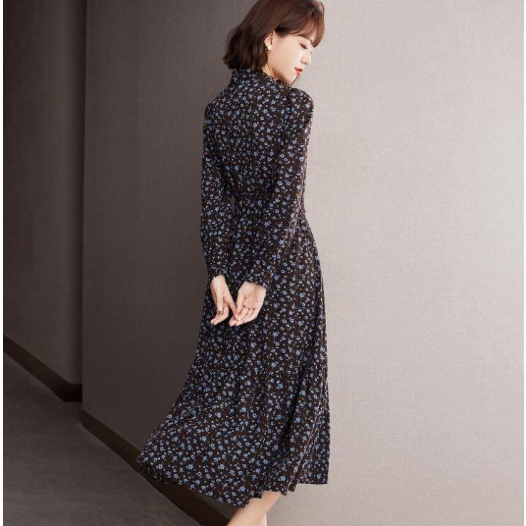 ワンピース レディース 40代 きれいめ 秋冬 長袖 上品 膝丈ワンピース 丸首 Aライン 大きいサイズ パーティードレス お呼ばれ 韓国風 おしゃれ 通勤 着痩せ 新品 ワンピース レディース 40代 きれいめ 秋冬 長袖 上品 膝丈ワンピース