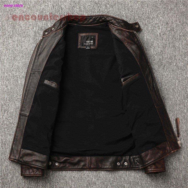 革ジャン レザージャケット メンズ 本革 バイク ライダース 牛革