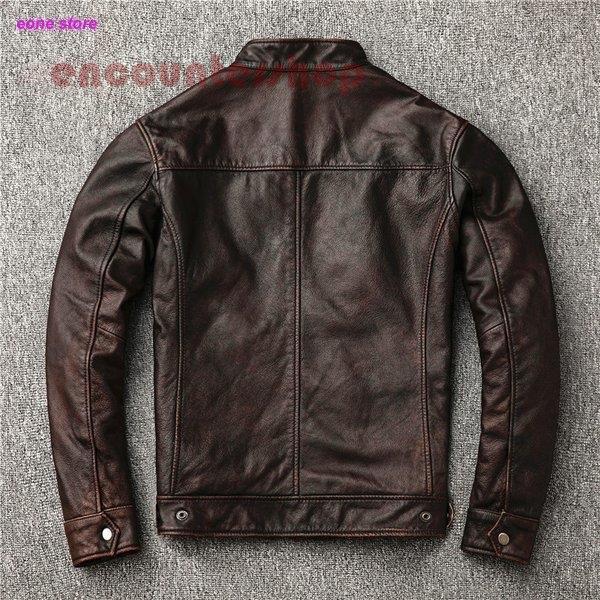 革ジャン レザージャケット メンズ 本革 バイク ライダース 牛革