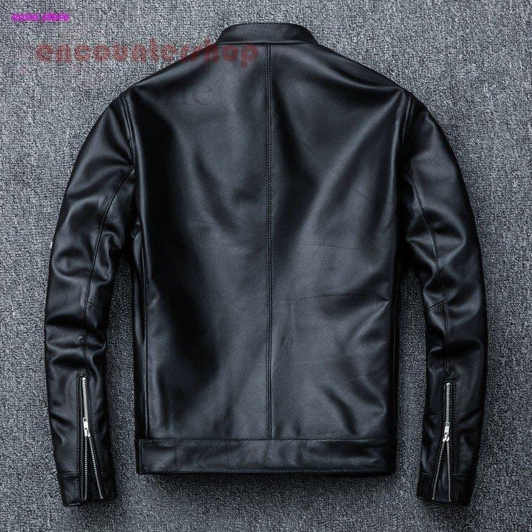 革ジャン レザージャケット メンズ 本革 バイク ライダース 羊革