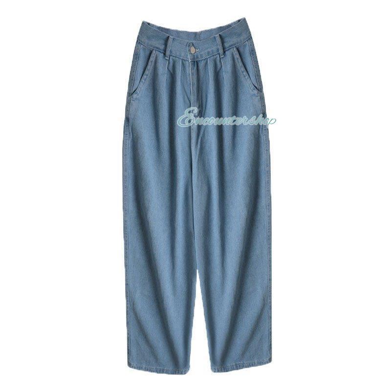 極太 デニムパンツ メンズ ジーンズ ルーズフィット B系 ヒップ