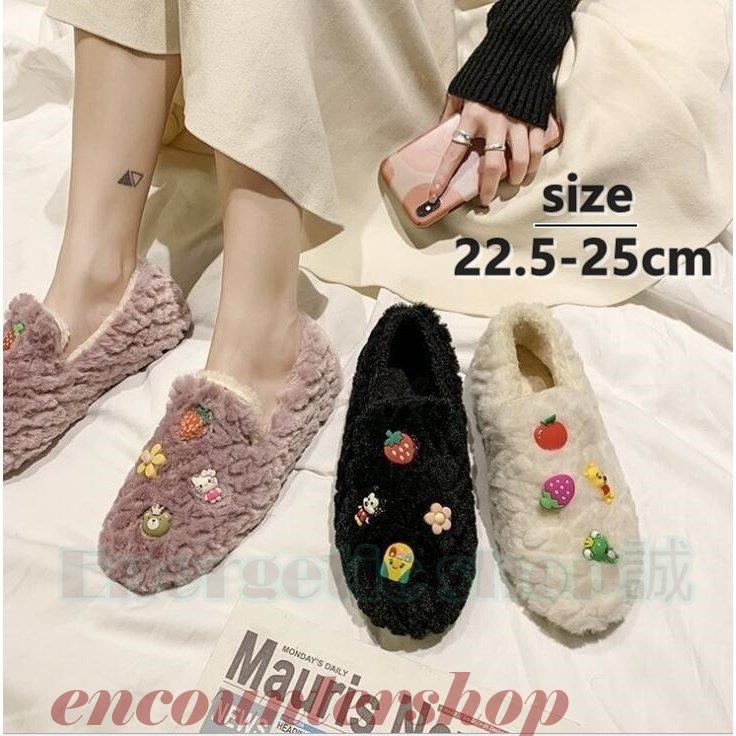 モカシン レディースシューズ ムートン 靴 秋冬 ムートン ファー 蝶結び 履きやすい 痛くない もこもこ 暖かい レディース シューズ 裏ボア パンプス 3色 超歓迎