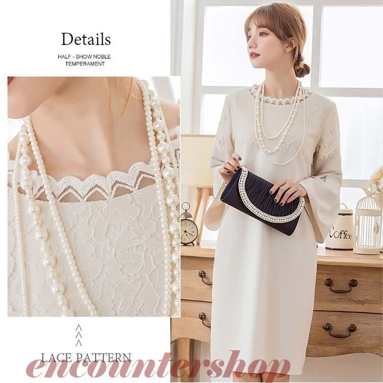 パーティードレス 結婚式 ワンピース ミニドレス ミディアム 膝丈 膝下