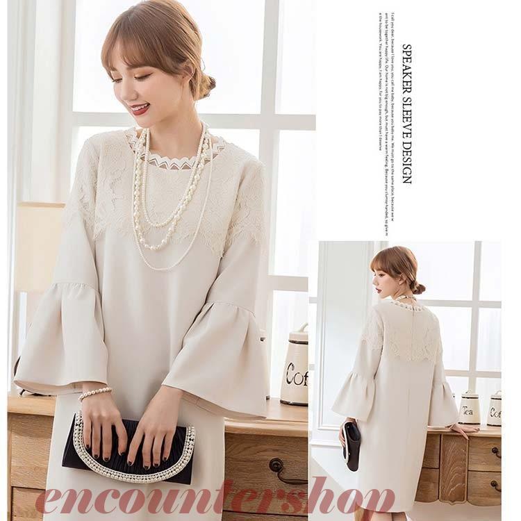 パーティードレス 結婚式 ワンピース ミニドレス ミディアム 膝丈 膝下