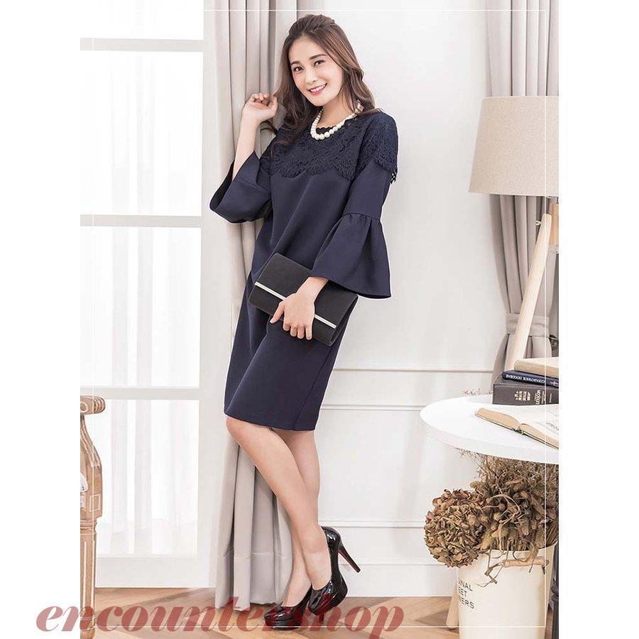 パーティードレス 結婚式 ワンピース ミニドレス ミディアム 膝丈 膝下