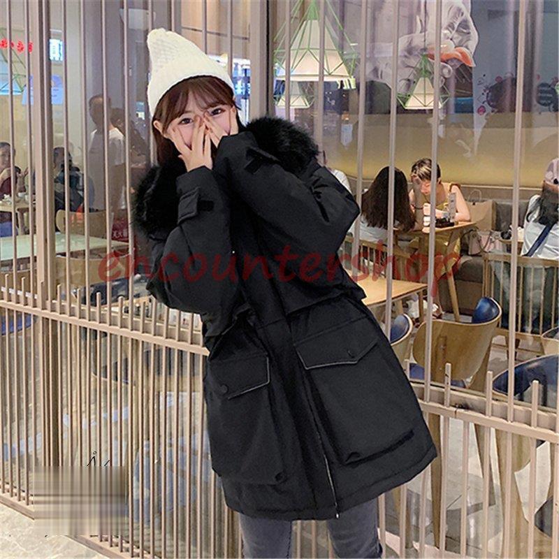 ショート丈ダウンコート フード付きダウンコート 長袖ダウンジャケット