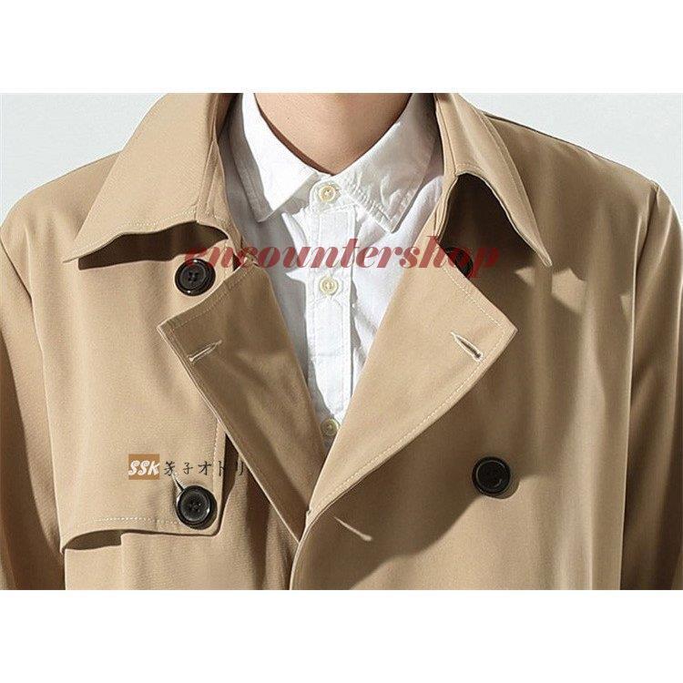 トレンチコート メンズ ロングコート 中綿入り スプリングコート