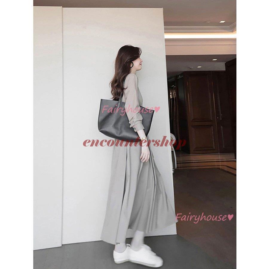 シャツワンピース レディース 40代 きれいめ マキシワンピース 秋服