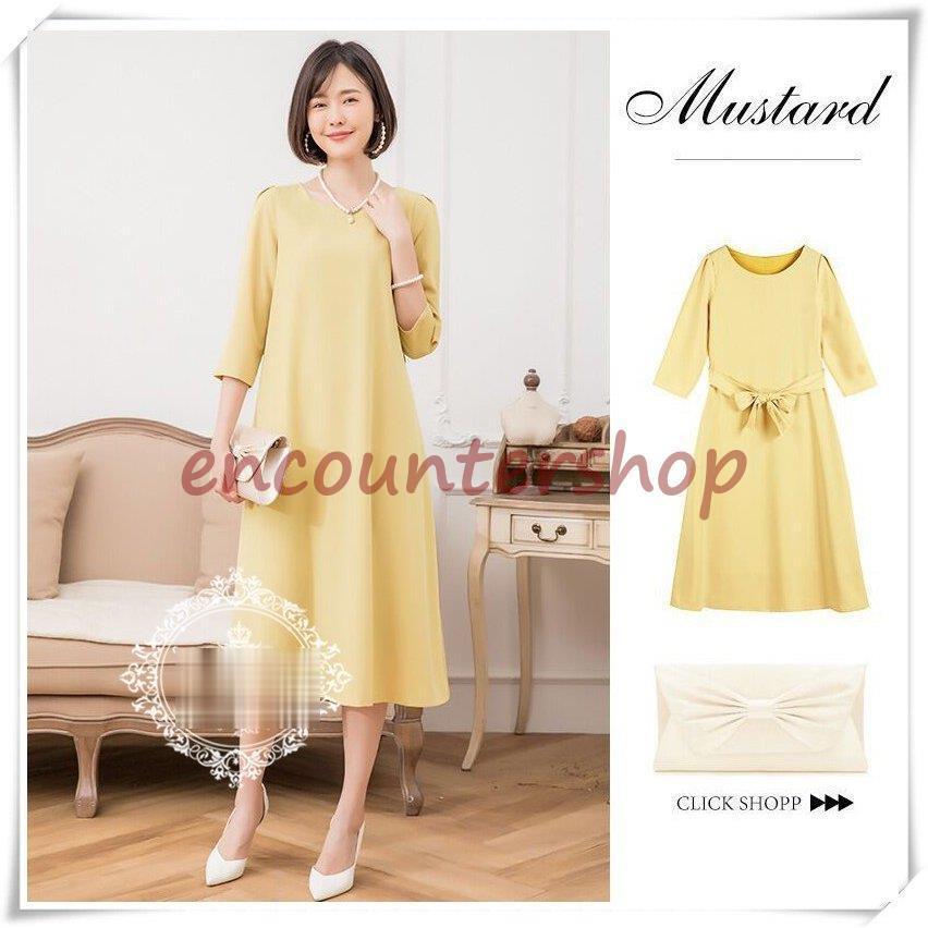 結婚式 ワンピース パーティードレス 二次会 フォーマル 無地 レース