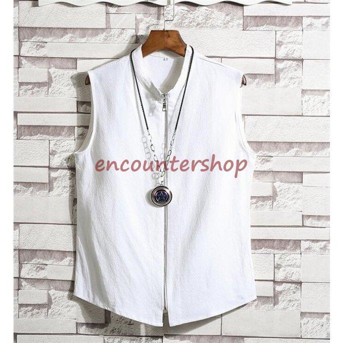 サマージャケット ベスト メンズ 夏 カジュアル 紳士 ジレベスト