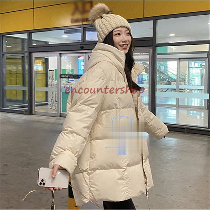 ダウンジャケット 膝下 ベンチコート ダウンコート 可愛い フード付き ジャンパー コート 通勤 通学 秋冬 冬 防寒 ロングコート 暖かい ハイネック 軽量 防風 レディース 中綿コート アウター ダウン バイク ファッション ボリューム 厚手 メンズダウンジャケット快適な