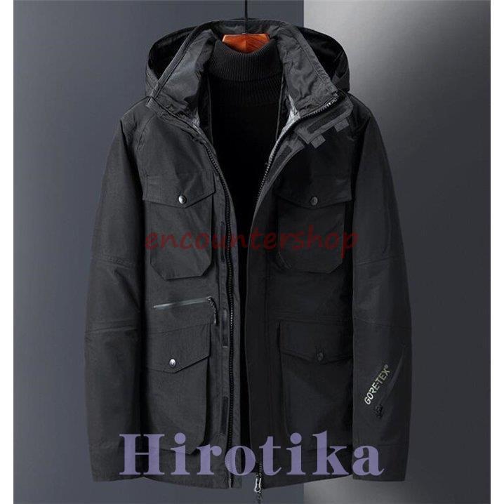 人気のクリスマスアイテムがいっぱい フード 暖かい 2点セット アウトドア ダウン 防水 メンズ ダウンジャケット ダウンコート メンズ ダウンジャケット 冬 紳士 ダウンコート 防寒服 コート アウター