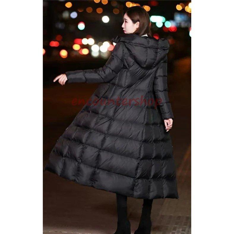 ダウンジャケット レディース ロング丈 ブランド ダウンコート 大きい