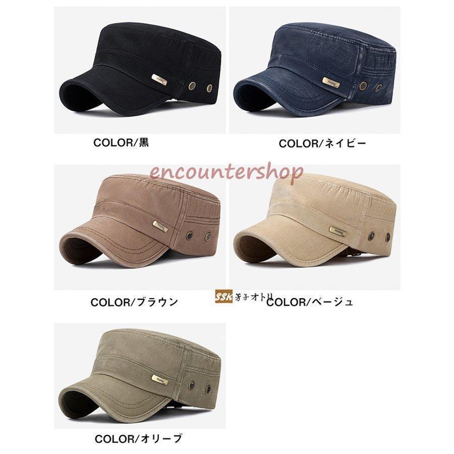 帽子 メンズ 夏用 ワークキャップ キャップ ミリタリーキャップ アウトドア 夏 UVカット 登山｜encountershop｜03