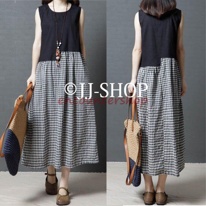 ロングワンピース ノースリーブ レディース 森ガールワンピ ゆったり 綿麻 マキシワンピース ロング丈 袖無し Aライン ワンピース 夏新作 チュニック 17年新作入荷