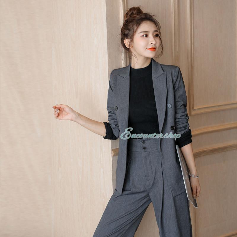 スーツ レディース パンツスーツ テーラードジャケット ワイドパンツ ビジネス 入学式 卒業式 着痩せ OL 就活 春秋 かっこいい ストリート系 スーツ レディース パンツスーツ テーラードジャケット ワイドパンツ